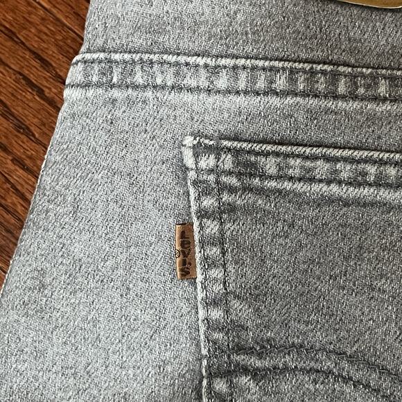 Vtg Levi’s Men’s 540 Flex Denim Grey Gray Jeans 36x32 Acid Wash Brown Tab NEW - Picture 10 of 11